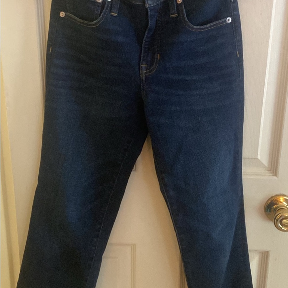 J. Crew Blue Straight Leg Jeans with Classic Indigo Wash
